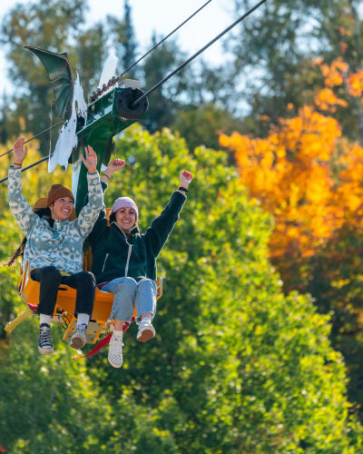 Sommet Saint-Sauveur fall foliage