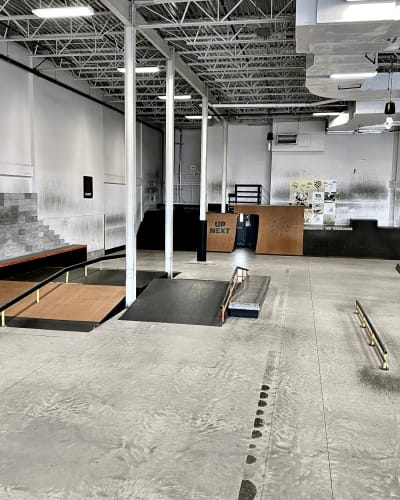 Skatepark intérieur de SPIN Skatepark.