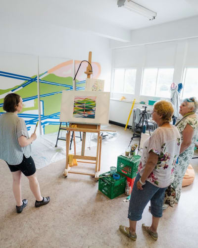 Symposium international d'art contemporain de Baie-Saint-Paul.