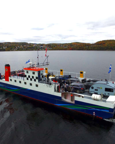 Traverse du lac Témiscouata (ferry).