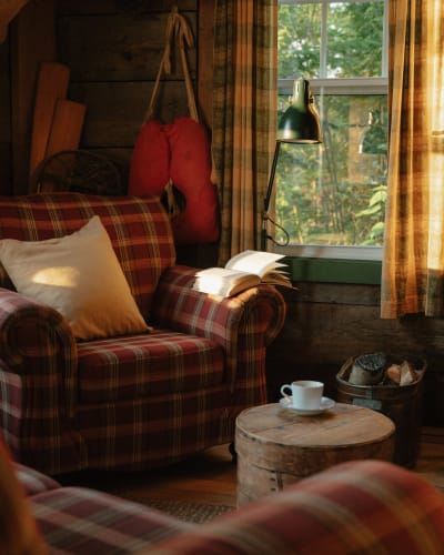 The interior of a cabin, Vieux Loup de mer.