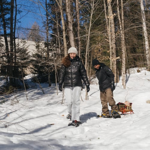 Snowshoeing