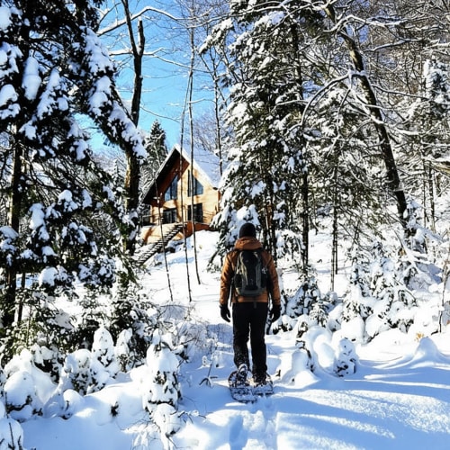 Snowmobiling