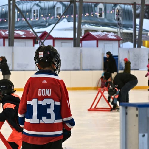 Ice skating