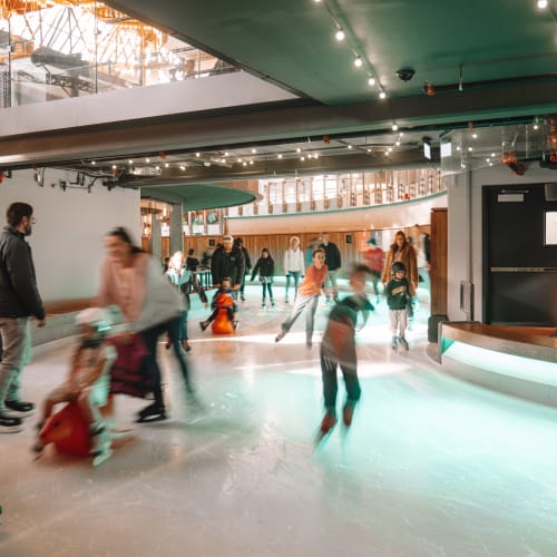 Ice skating