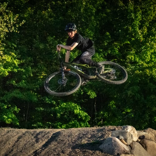 Mountain biking