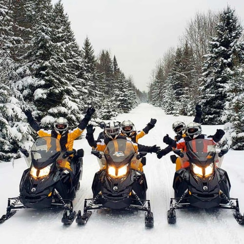 Snowmobiling
