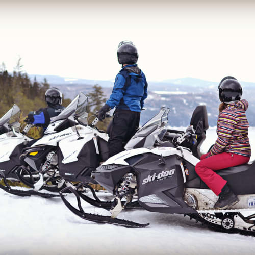 Snowmobiling