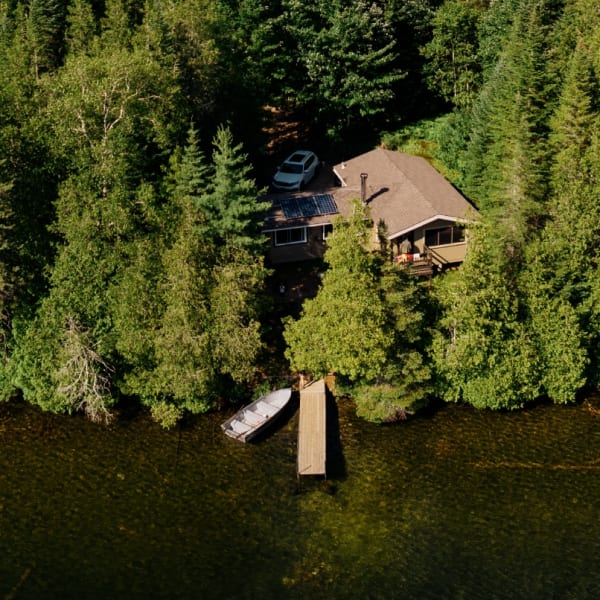 Cabins at parc national du Mont-Tremblant