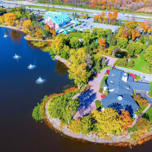 Aerial of Château Vaudreuil