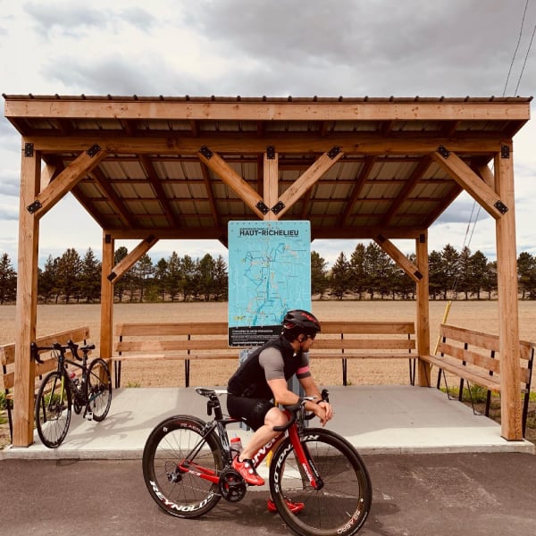 Pistes cyclables dans le Haut-Richelieu