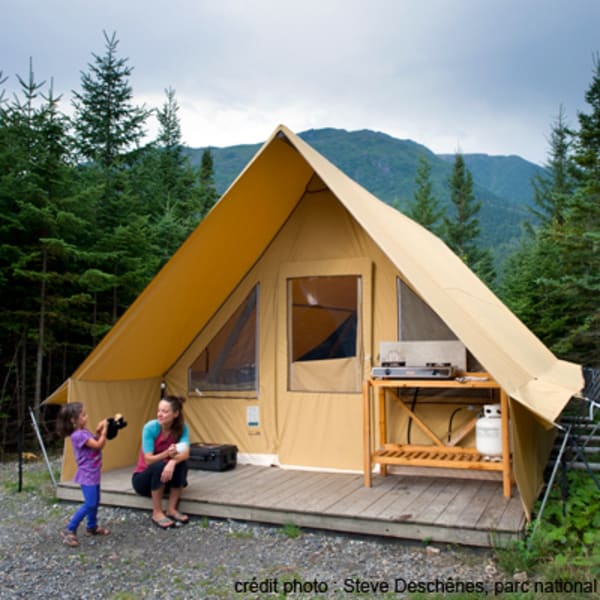 Camping du parc national de la Gaspésie