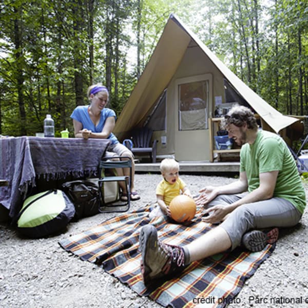 Campground at Parc national du Fjord-du-Saguenay