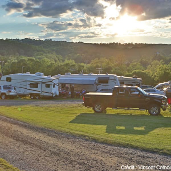 Camping at Parc de la Gorge de Coaticook
