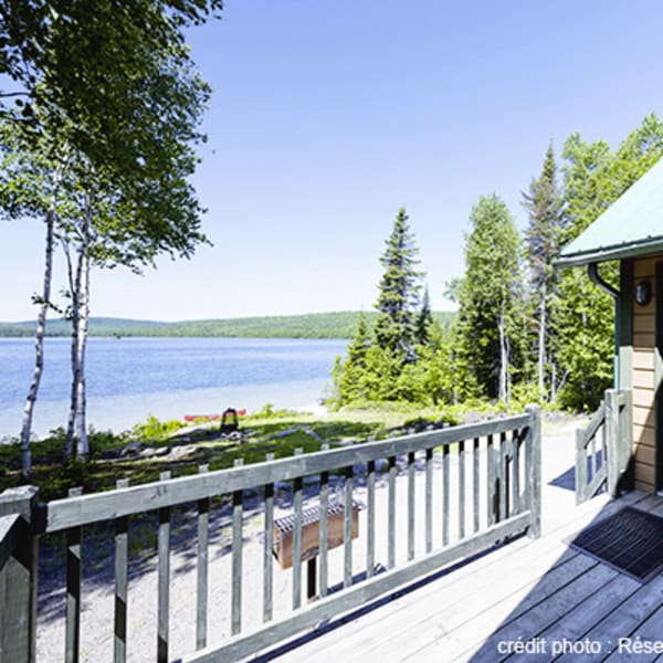 Cabins at réserve faunique Mastigouche