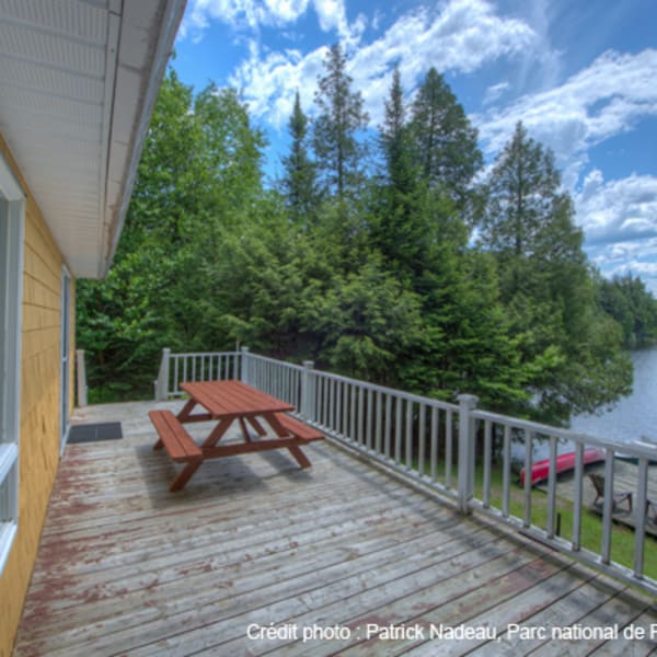 Cabins at parc national de Frontenac
