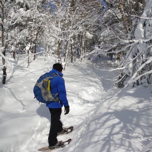 Saint-Donat snowshoeing trails
