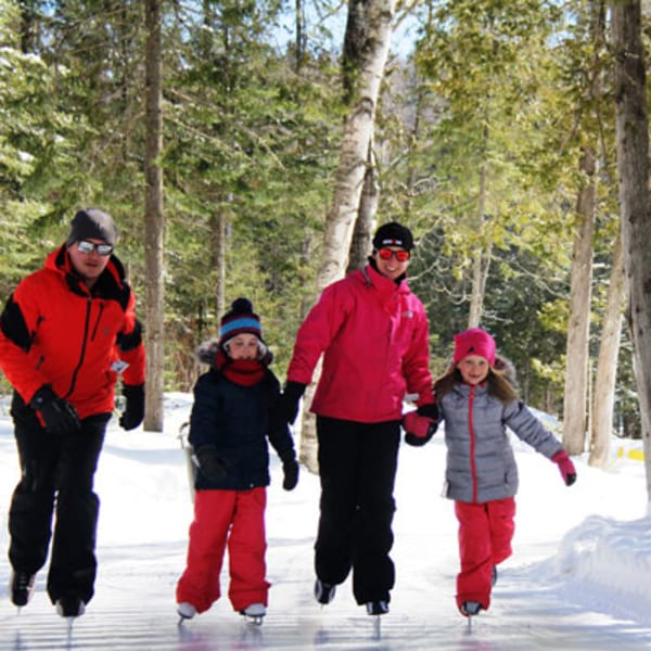 Saint-Donat skating trail (Parc des Pionniers)