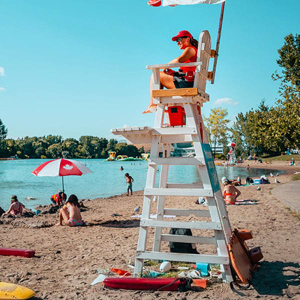 Jean-Doré Beach of Parc Jean-Drapeau