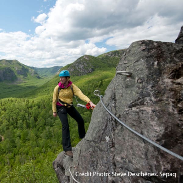Via Ferrata - Parc national des Grands-Jardins