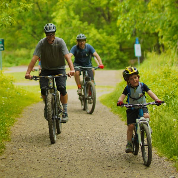 Bike path in Brome-Missisquoi