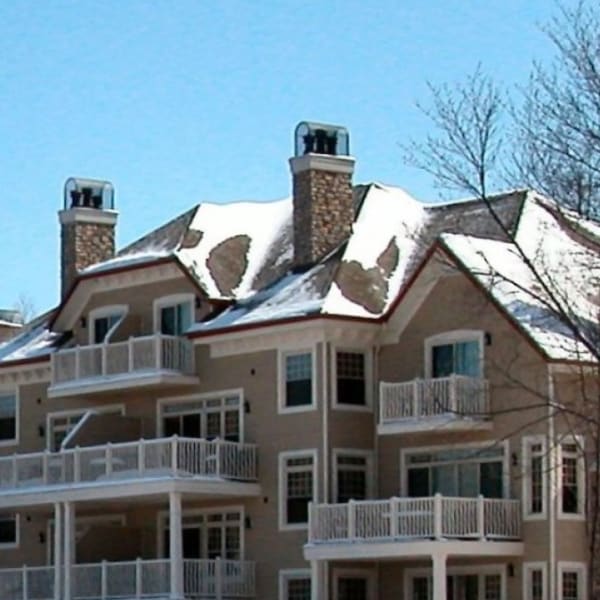 Paysage hivernal de Cap Tremblant