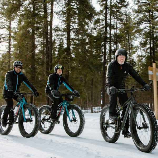 3 hommes en fatbike.