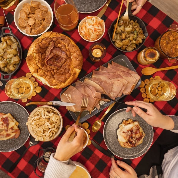 Dishes from the Apple Shack at Labonté de la Pomme.