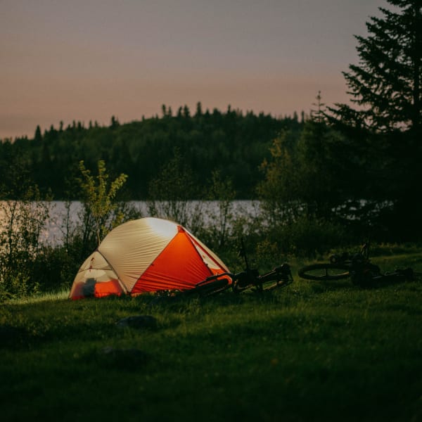 Campground at Réserve faunique des Laurentides