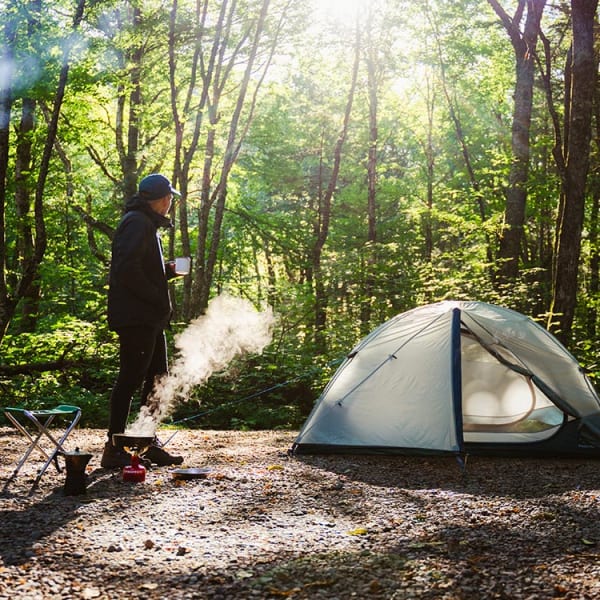 Campground at Parc national de la Jacques-Cartier