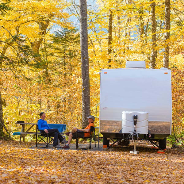 Campground at Parc national de la Jacques-Cartier