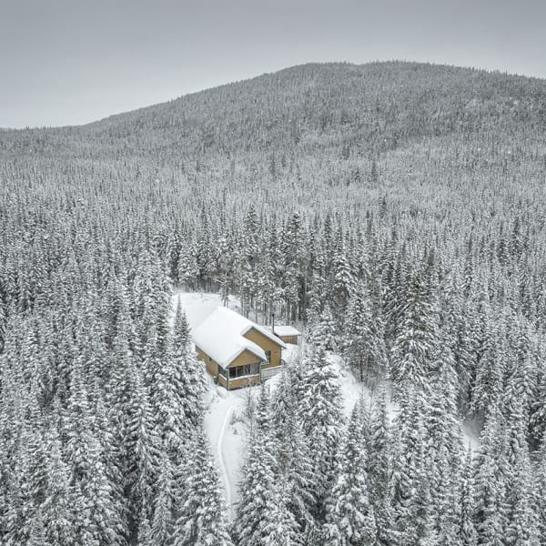 Cabins at réserve faunique des Laurentides