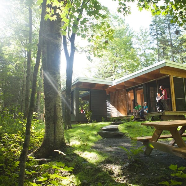 Cabins at parc national du Mont-Mégantic