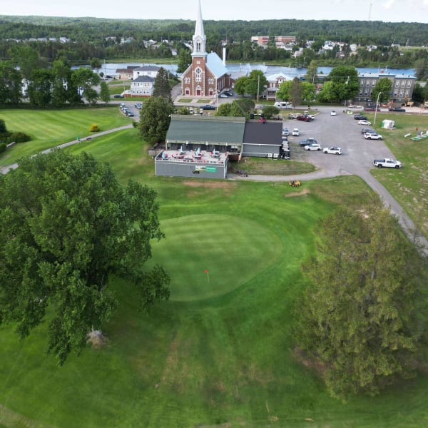 Vue aérienne du Club de golf Chandler.