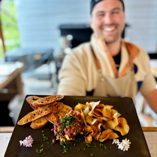 Plateau au bistro.