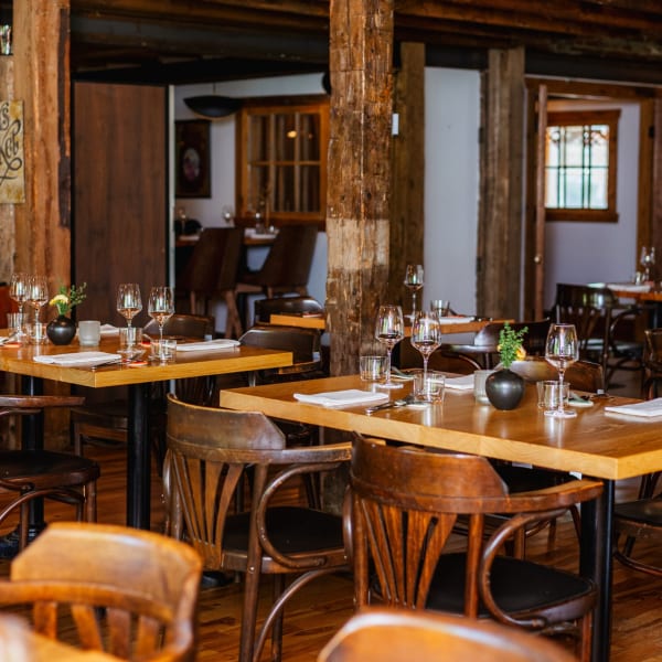 Table in a restaurant.