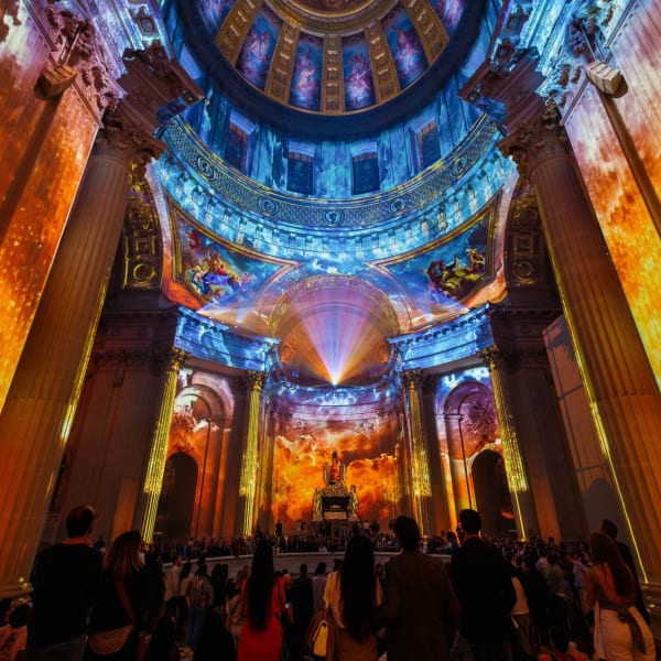 Spectacle aura à l'église Saint-Roch.