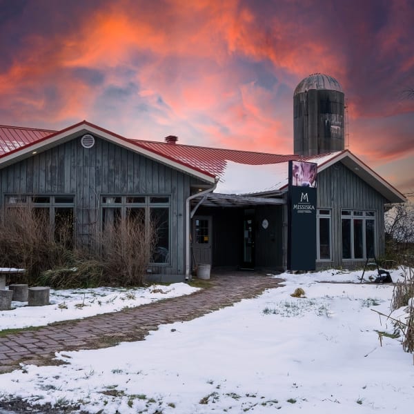 Fromagerie Missiska in winter.