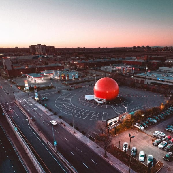 Aerial view at Gibeau Orange Julep.