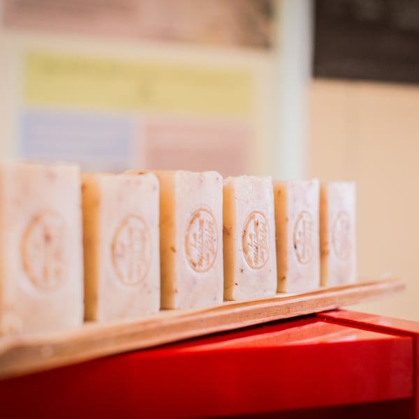 Savons artisanaux de La maison de Bibi.