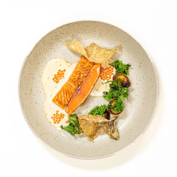 Dish from Le Riverain restaurant.