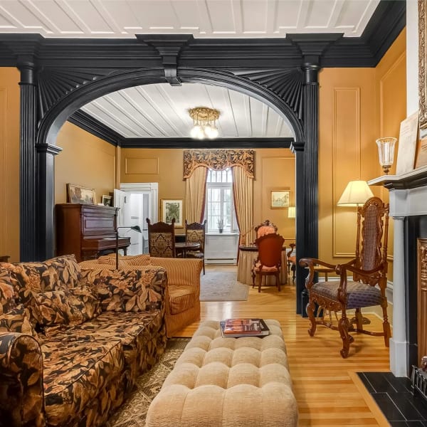 Living room of the Manoir De Blois.