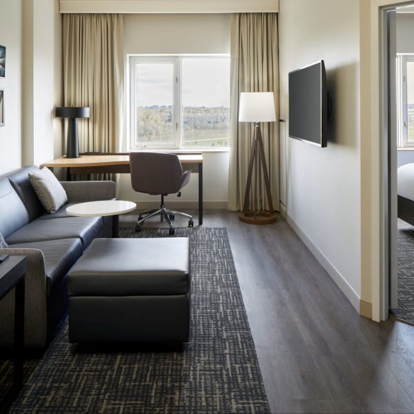 Suite at the Residence Inn by Marriott Montreal Airport.