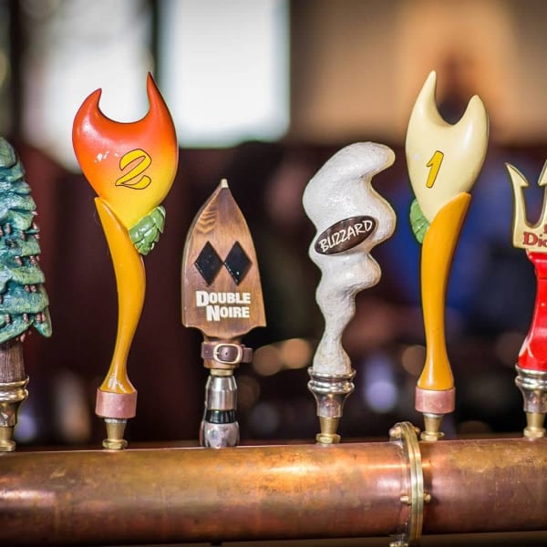 Ligne de fût de bières. 