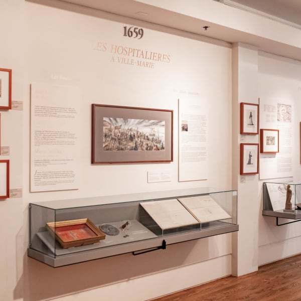 Exhibit at the Musée des Hospitalières des l'Hôtel-Dieu de Montréal.