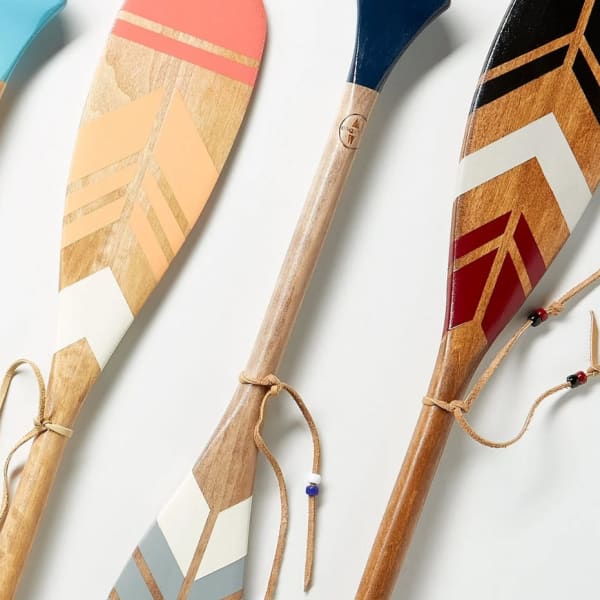 Pagaies peintes à la main de Onquata.