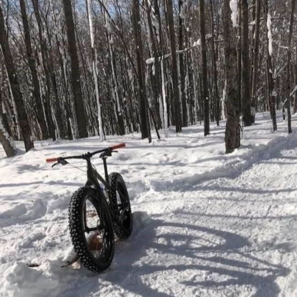 Fatbike au Parc récréatif de la Maskinongé.