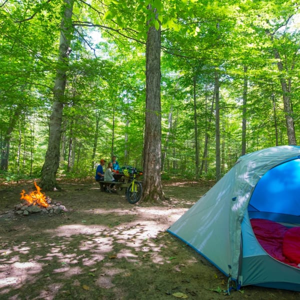 Campground at réserve faunique de Papineau-Labelle