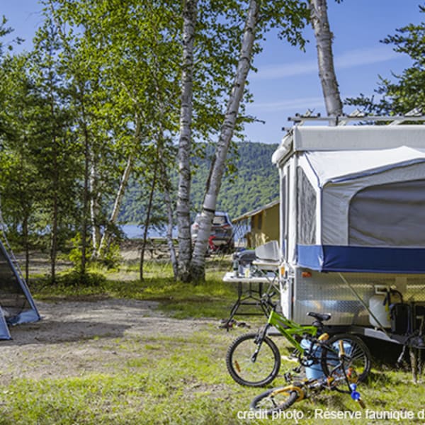 Camping de la réserve faunique de Portneuf