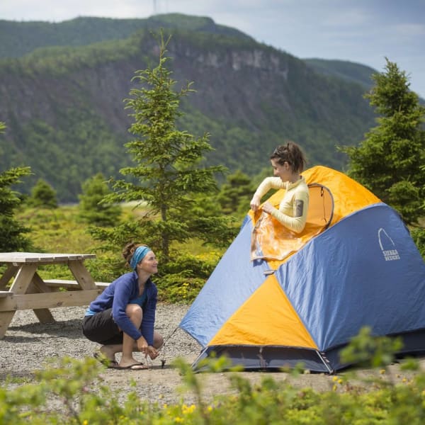 Campground at parc national du Bic